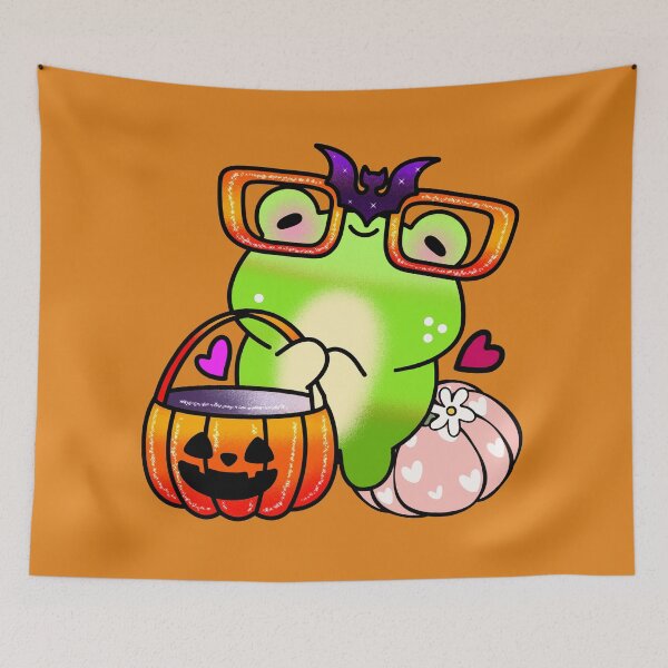 Item preview, Kawaii cute halloween frog designed and sold by Quacktails.