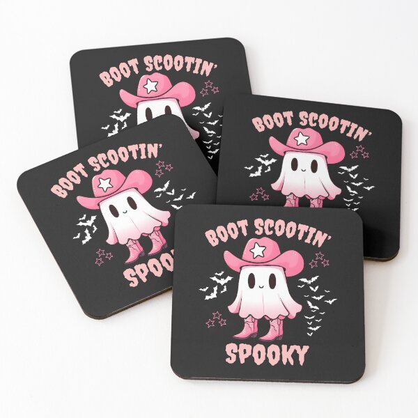Item preview, Funny Spooky Boot Scootin' Ghost designed and sold by AlienOccupation.
