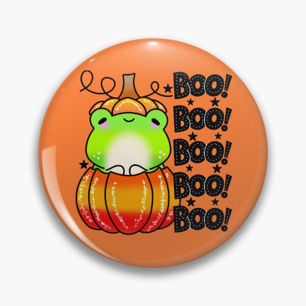 Item preview, Boo happy cute halloween frog designed and sold by Quacktails.