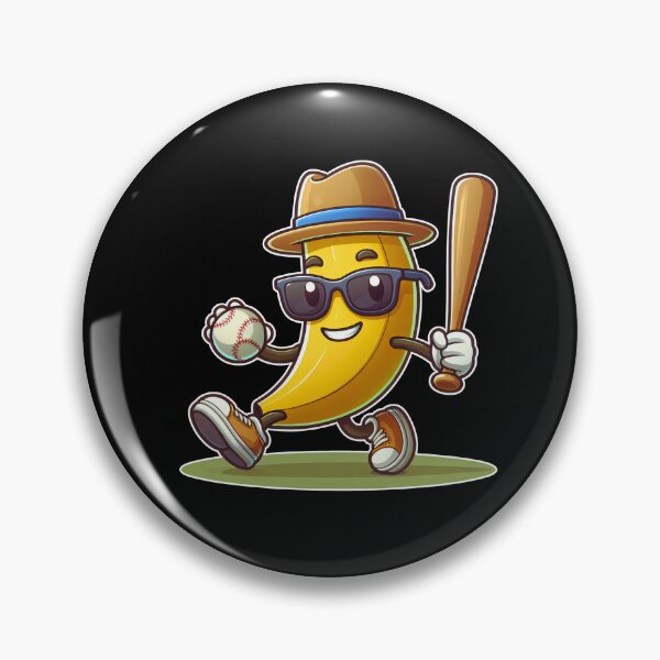 Item preview, Playful Banana Baseball designed and sold by PantatKiller.