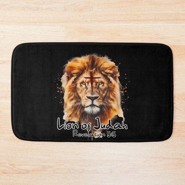 Item preview, Lion Of Judah Lion Cross Christian Faith Jesus Hebrew Lion  designed and sold by smartrocket.