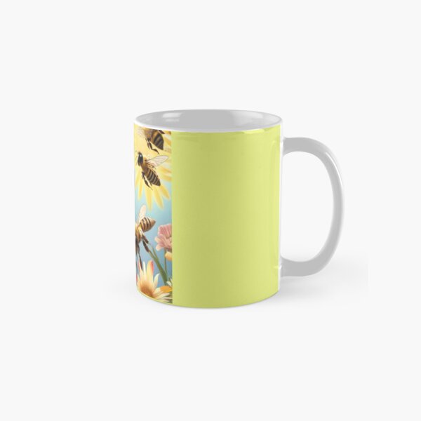 Item preview, Happy Sunny Bees with Blooming Flowers designed and sold by BougieSouthern.
