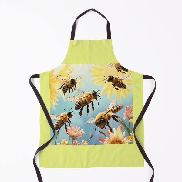 Item preview, Happy Sunny Bees with Blooming Flowers designed and sold by BougieSouthern.