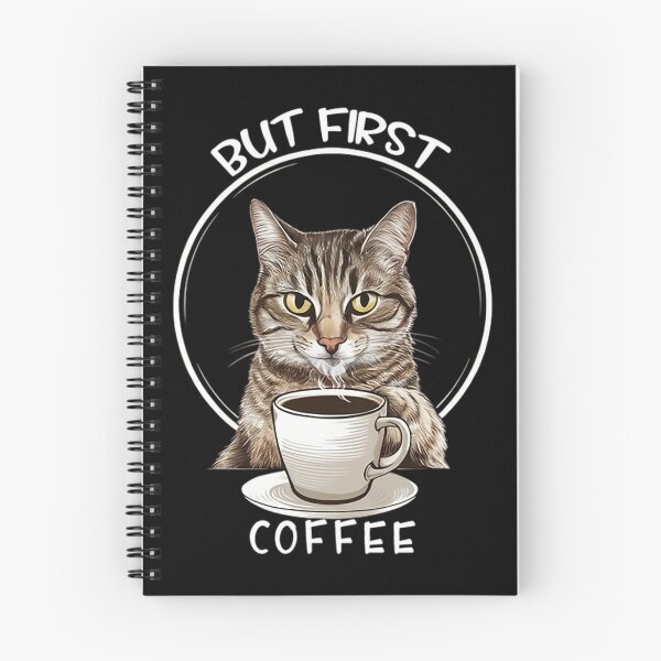 Item preview, Cat and Coffee designed and sold by likbatonboot.