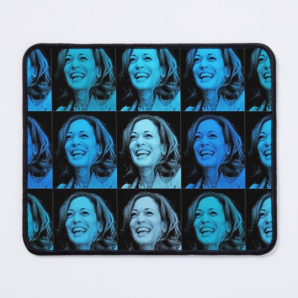 Item preview, Kamala - Joyous Pop Art - in blues designed and sold by Thelittlelord.