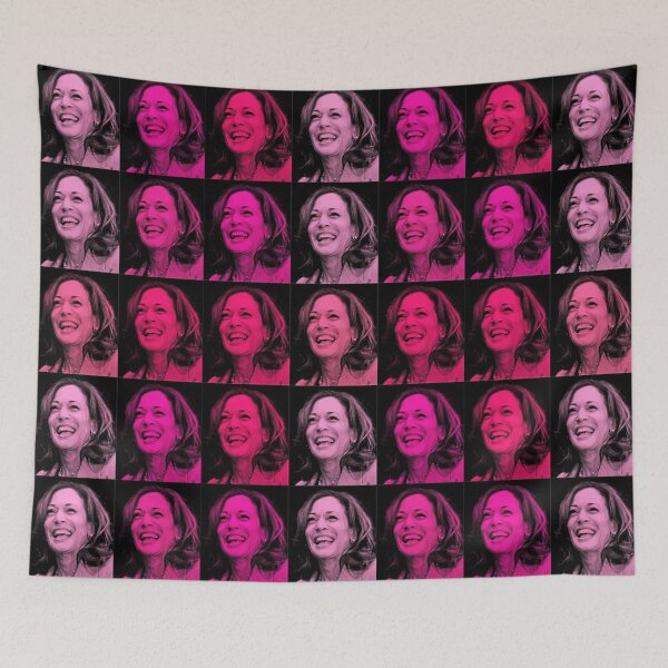 Item preview, Kamala - Joyous Pop Art in - Pinks designed and sold by Thelittlelord.