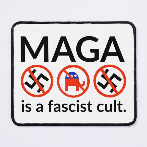 Item preview, MAGA is a fascist cult  designed and sold by Rachel the Artist .