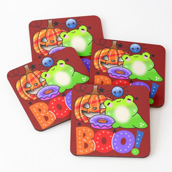 Item preview, Boo halloween spooky frog designed and sold by Quacktails.