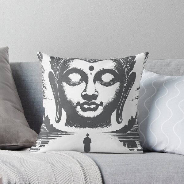 Item preview, The Path of Refuge | Buddha head poster  designed and sold by KARTICK DUTTA.