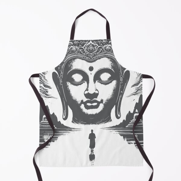 Item preview, The Path of Refuge | Buddha head poster designed and sold by KARTICK DUTTA.