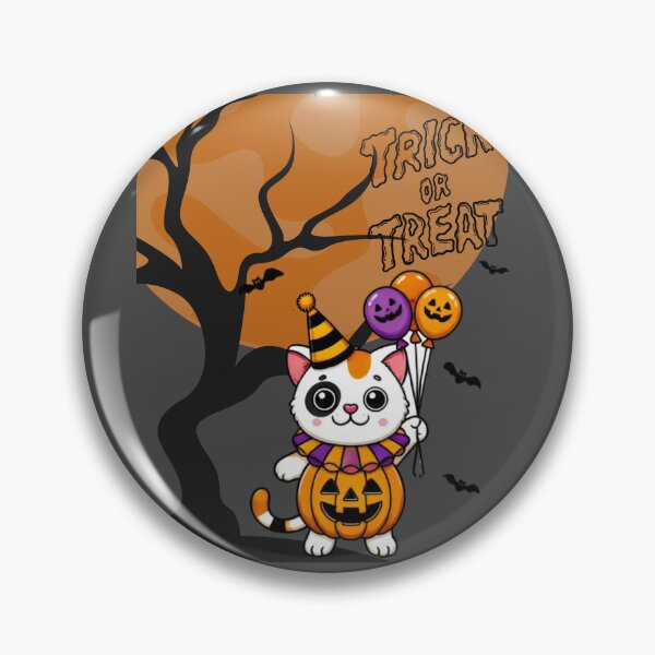 Item preview, Cute Cat Halloween Trick or Treat designed and sold by chanyawee.