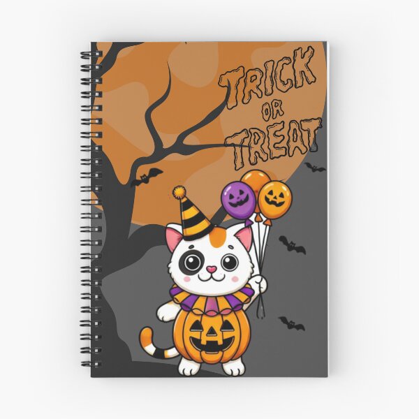Item preview, Cute Cat Halloween Trick or Treat designed and sold by chanyawee.