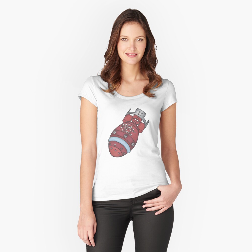 Vista previa del artículo con la obra «Camiseta entallada de cuello ancho», diseñado y vendido por vickiecalhoun.