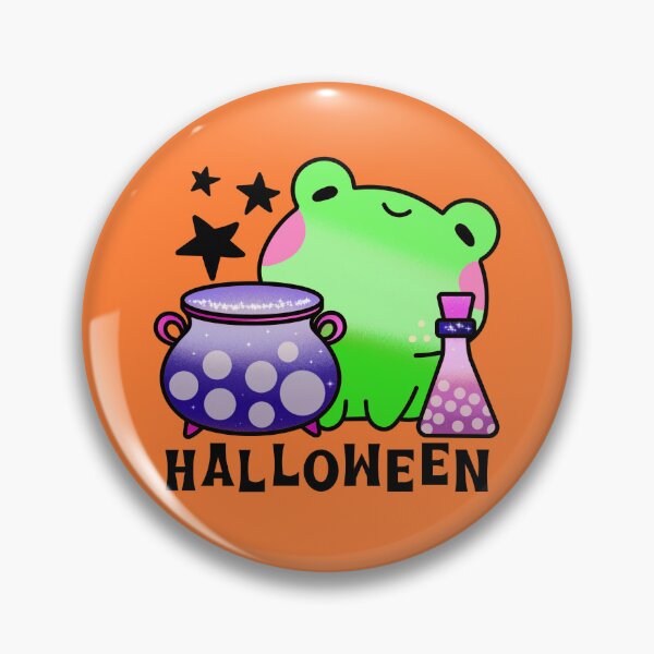 Item preview, Spirit happy cute halloween frog designed and sold by Quacktails.