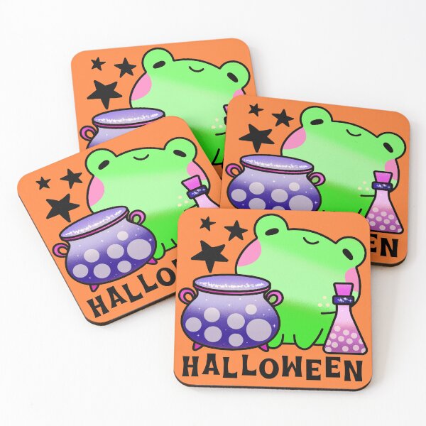 Item preview, Spirit happy cute halloween frog designed and sold by Quacktails.