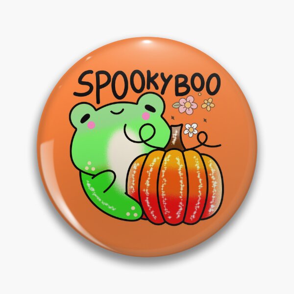 Item preview, Spooky Boo boo happy cute halloween frog designed and sold by Quacktails.