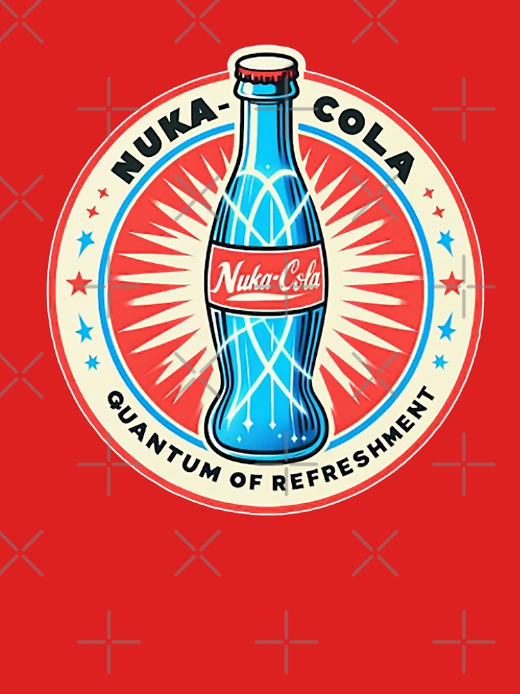 Imagen 7 de 7, Camiseta esencial con la obra nuka-cola , diseñada y vendida por vickiecalhoun.