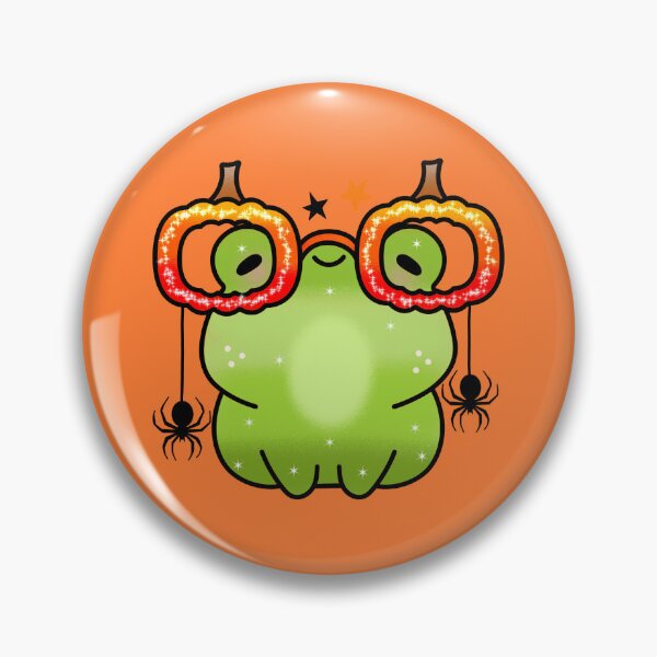 Item preview, Spider horror happy cute halloween frog designed and sold by Quacktails.