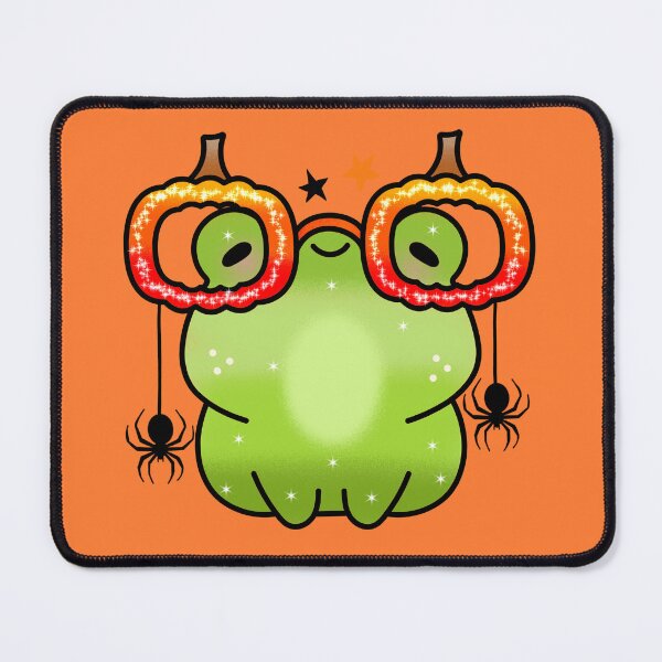 Item preview, Spider horror happy cute halloween frog designed and sold by Quacktails.