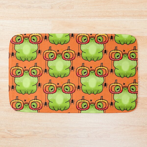 Item preview, Spider horror happy cute halloween frog designed and sold by Quacktails.