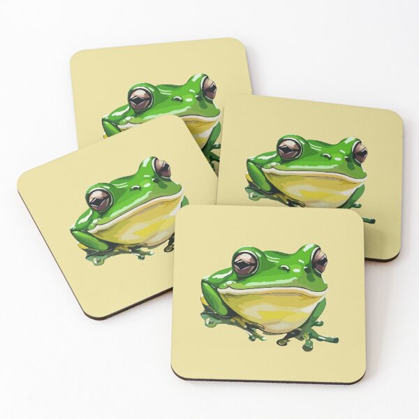 Item preview, Frog watercolor drawing designed and sold by Sch1Stickers.