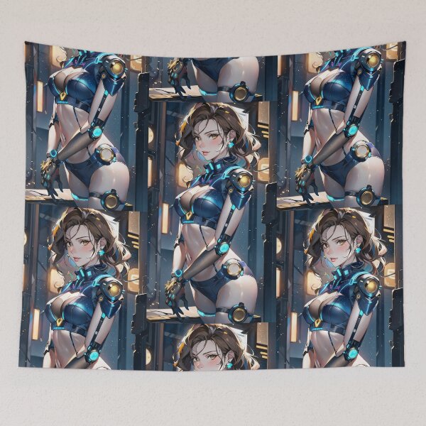 Aperçu de l'œuvre Beauté cybernétique scintillante créée et vendue par KillerCrafts.