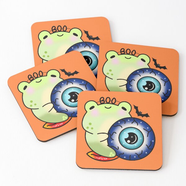 Item preview, Witchy boo cute halloween frog designed and sold by Quacktails.