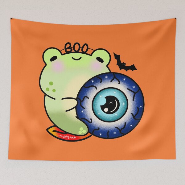 Item preview, Witchy boo cute halloween frog designed and sold by Quacktails.
