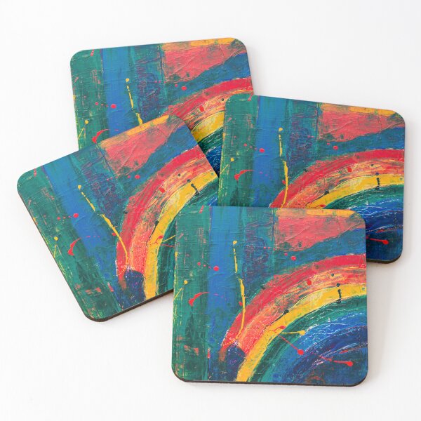Item preview, Colorful Rainbow Pride Painting Dorm Living Room Tapestry designed and sold by OneWorldLove.