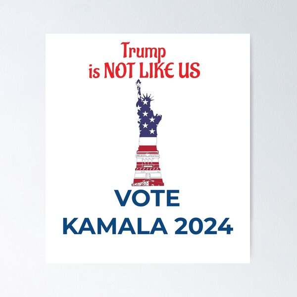Item preview, Trump Is Not Like US Vote KAMALA - SOL designed and sold by KATKattalestv.