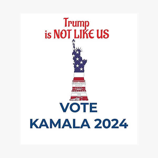 Item preview, Trump Is Not Like US Vote KAMALA - SOL designed and sold by KATKattalestv.