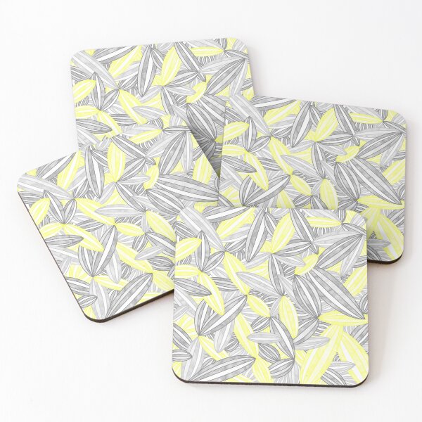 Item preview, Demigender Pride Abstract Zen Flower Petals Yellow Grey designed and sold by JoyfulJen.