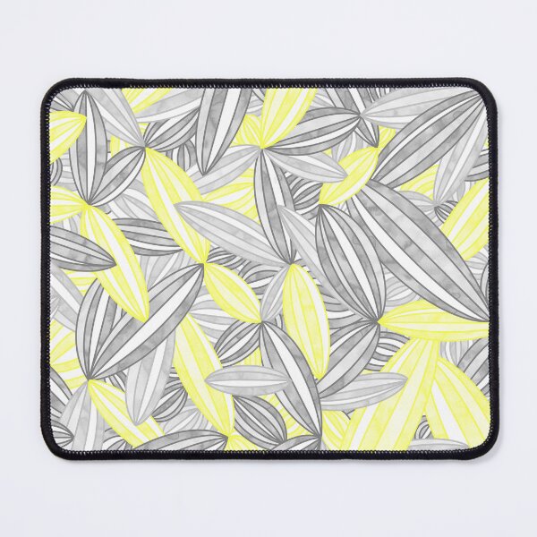Item preview, Demigender Pride Abstract Zen Flower Petals Yellow Grey designed and sold by JoyfulJen.