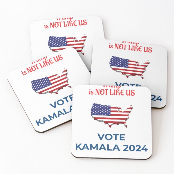Item preview, Trump Is Not Like US Vote KAMALA - USA designed and sold by KATKattalestv.