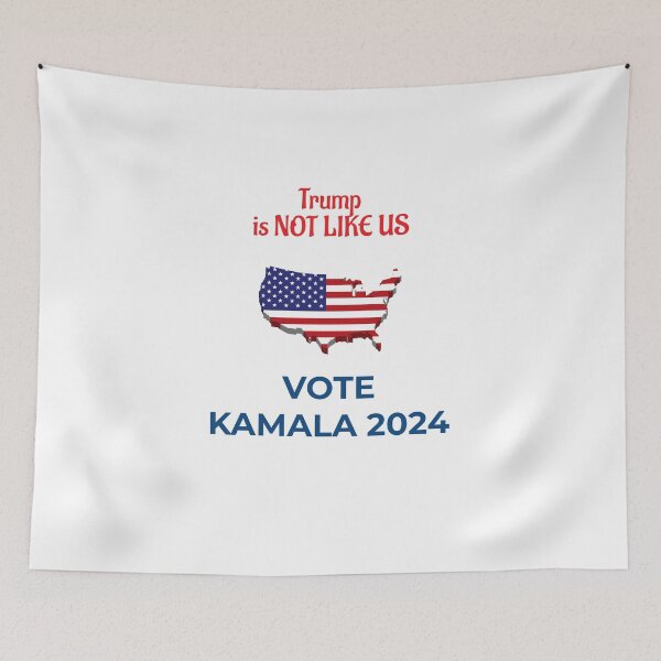 Item preview, Trump Is Not Like US Vote KAMALA - USA designed and sold by KATKattalestv.