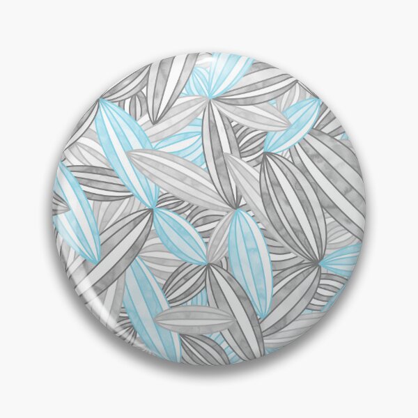 Item preview, Demiboy Pride Abstract Zen Flower Petals Blue Grey designed and sold by JoyfulJen.