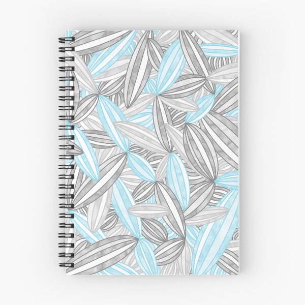 Item preview, Demiboy Pride Abstract Zen Flower Petals Blue Grey designed and sold by JoyfulJen.