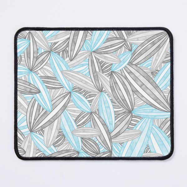 Item preview, Demiboy Pride Abstract Zen Flower Petals Blue Grey designed and sold by JoyfulJen.