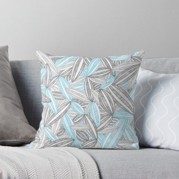 Item preview, Demiboy Pride Abstract Zen Flower Petals Blue Grey designed and sold by JoyfulJen.