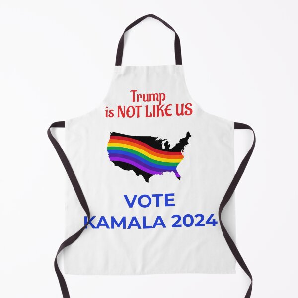 Item preview, Trump Is Not Like US Vote KAMALA - Rainbow USA designed and sold by KATKattalestv.