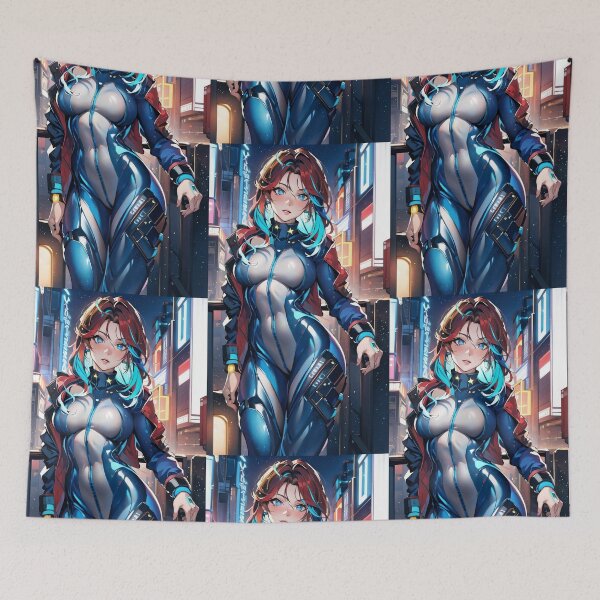 Item preview, Shining Cyberpunk Redhead designed and sold by KillerCrafts.