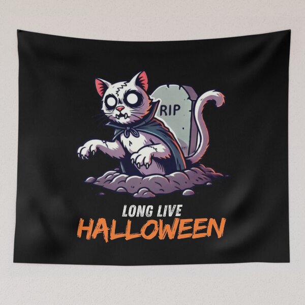 Item preview, Cute Cat Halloween - Long Live Halloween designed and sold by chanyawee.