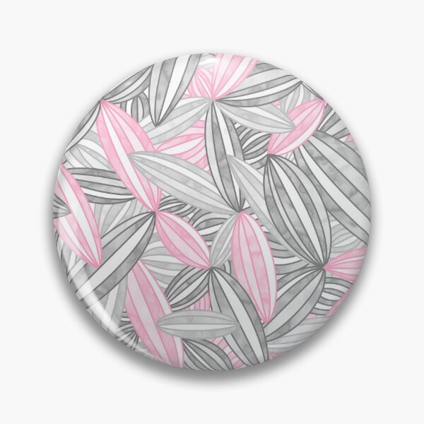 Item preview, Demigirl Pride Abstract Zen Flower Petals Pink Grey designed and sold by JoyfulJen.