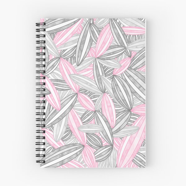 Item preview, Demigirl Pride Abstract Zen Flower Petals Pink Grey designed and sold by JoyfulJen.