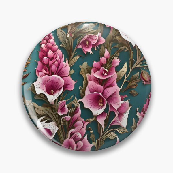 Item preview, Foxglove Flower Pattern designed and sold by HOMETOWN86.