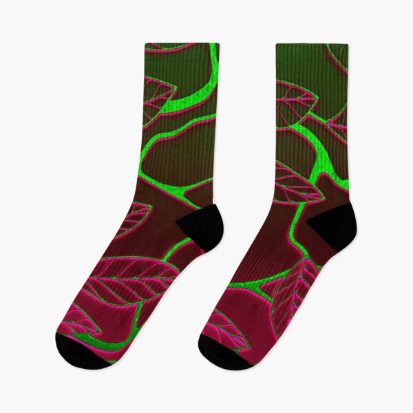 Item preview, Neon Hot Leaf Vine designed and sold by Fluid Artzworx.