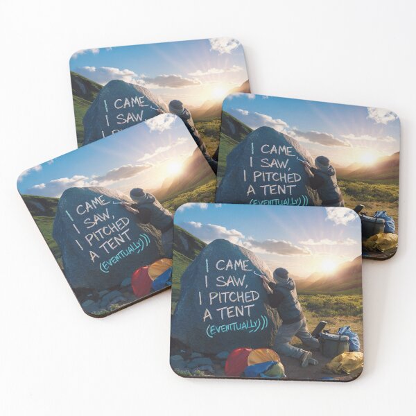 Item preview, I came, I saw, I pitched a tent (eventually) designed and sold by Campingtreats.