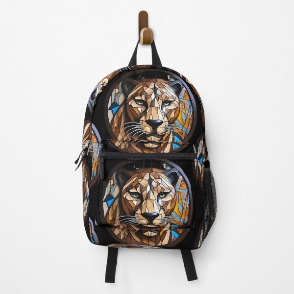 Item preview, Stained Glass Panther 3D - Graffiti Style Pyrography designed and sold by Monika Turemka.