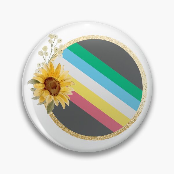 Item preview, Disability flag with sunflower designed and sold by MOLLY DOHERTY.