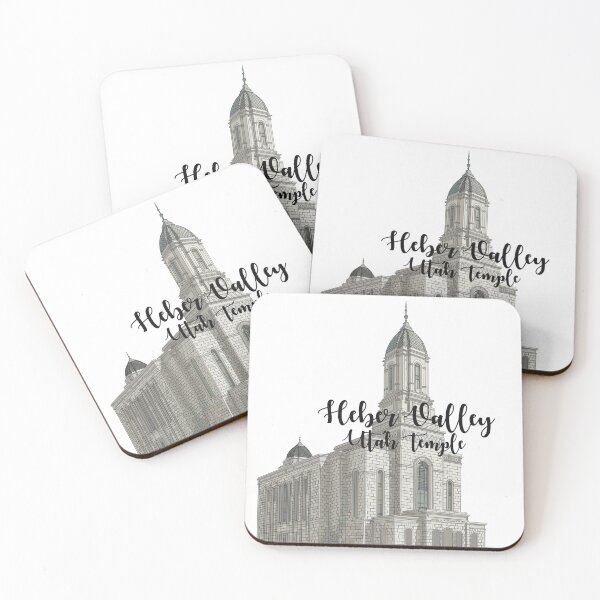 Item preview, Heber Valley Utah Temple Calligraphy Design designed and sold by HannahJaynVanderwerff.
